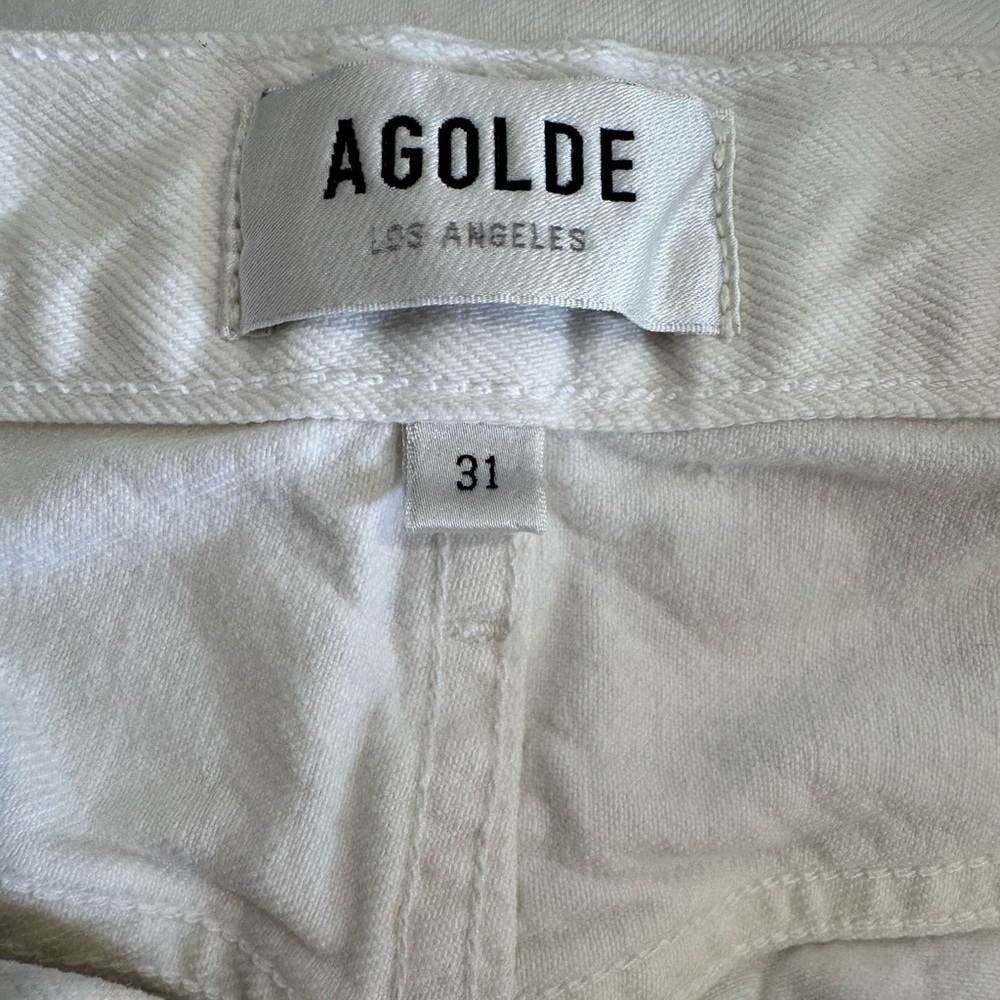 Agolde Mara Barrel Jean in Milkshake - Picture 12 of 15